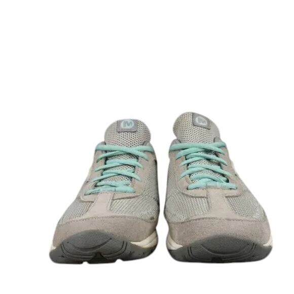 Merrell Shoes Womens 6 Athletic Trainers Walking Active Comfort Casual Grey Blue - Picture 2 of 12